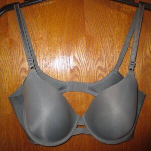 Warners Gray Blissful Benefits Underarm-Smoothing Comfort Underwire 36C